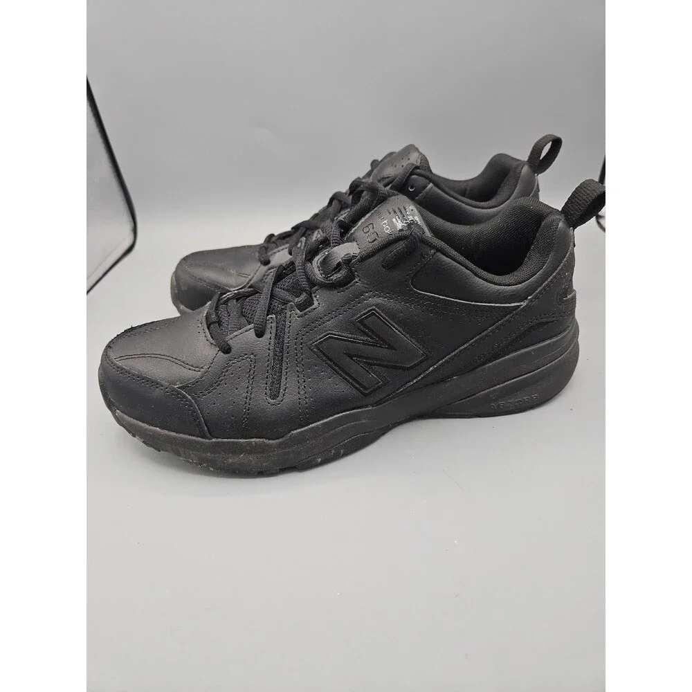 New Balance MX608v5 Slip Resistant Black Leather MX608AB5 Men's Size 9.5 D